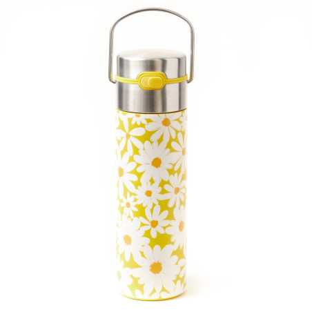 Teetermospullo / Keltainen päivänkakkara | Teepannut ja tarvikkeet