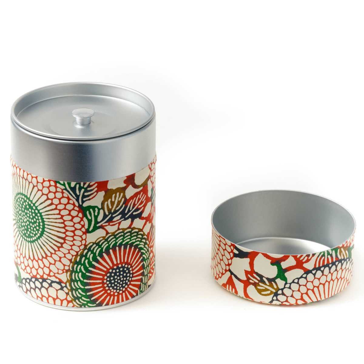 Japanese tea tin / Japanese forest