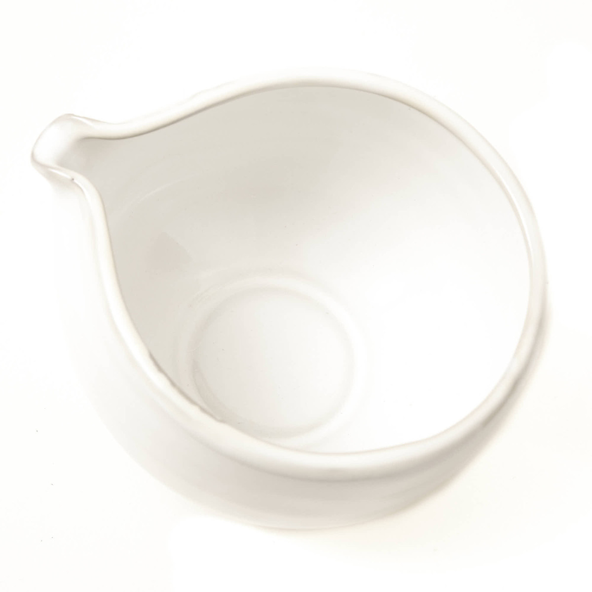 Matcha Bowl with Spout / White