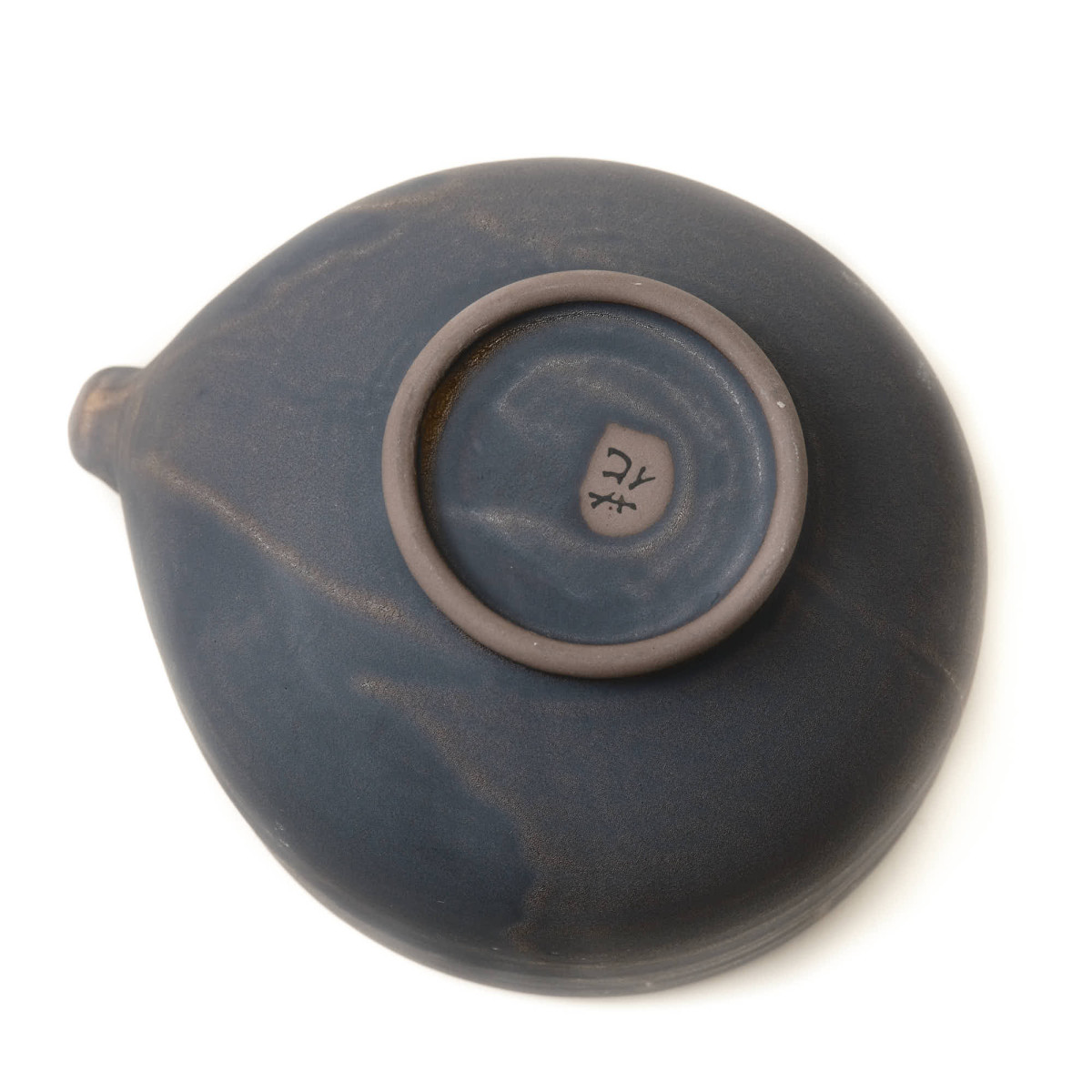 Matcha Bowl with Pouring Spout / Brown