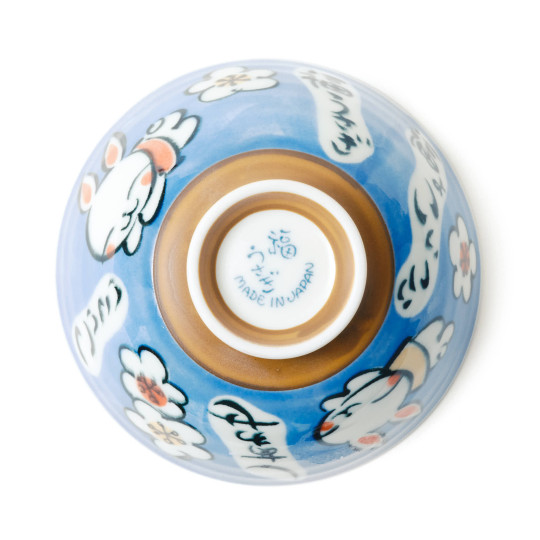 Japanese bunny cup / blue