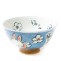 Japanese bunny cup / blue